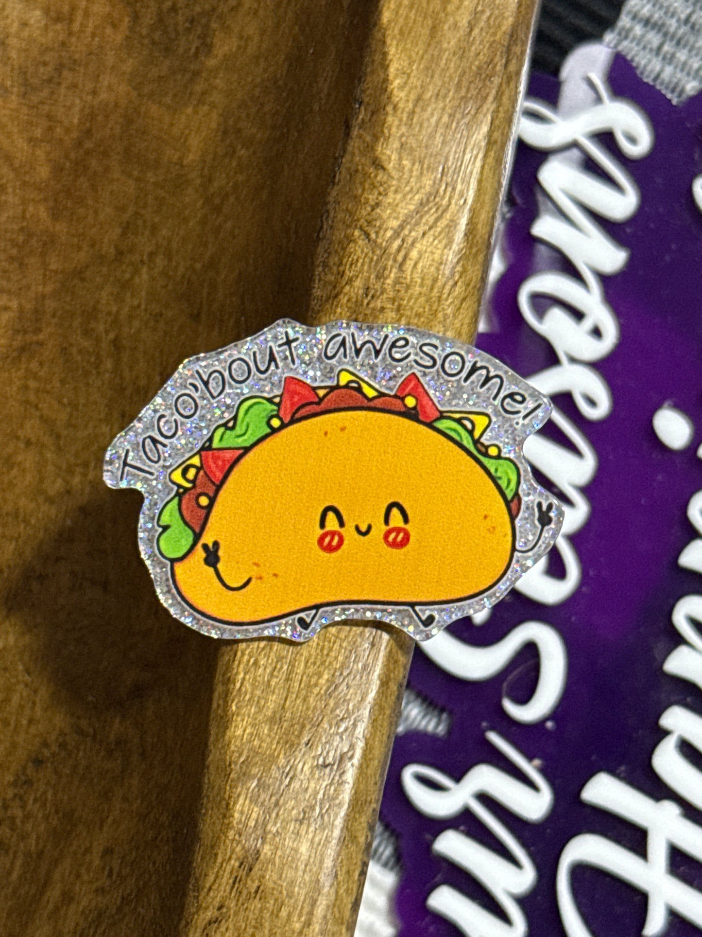 Acrylic Flat Back Funny Medical Expression Cute Cow