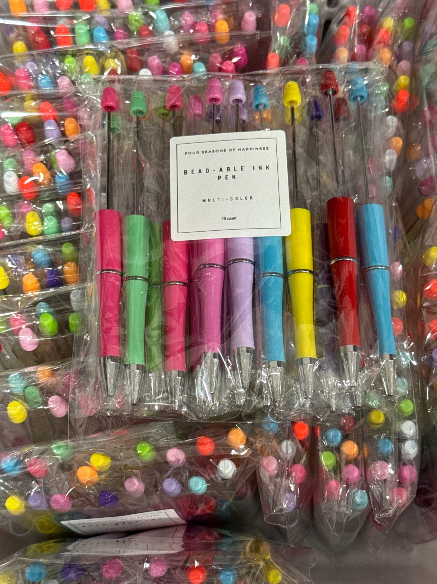 Beading Pen Plastic 20 Count Mixed Random Color Bag