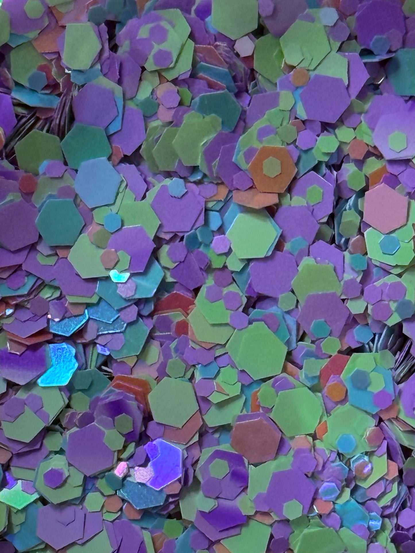 Pixie Forest – Chunky & Fine Glitter Mix | Green Purple Fantasy Blend | 0.5 oz