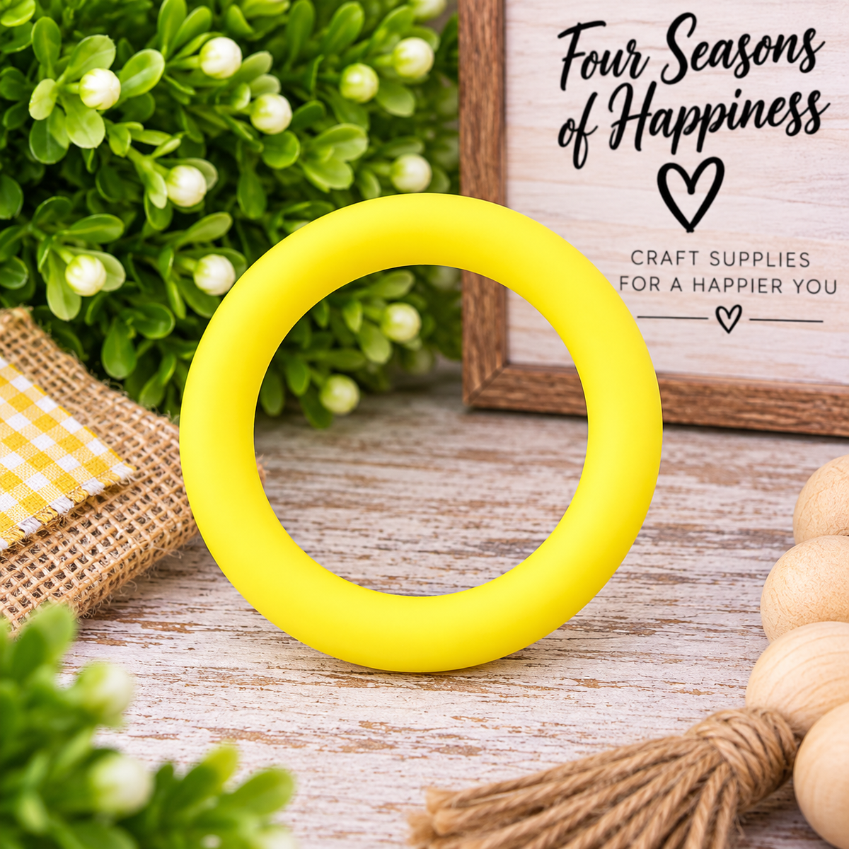 65mm Silicone Ring Bead – Multiple Colors – Sold Individually | FSOH