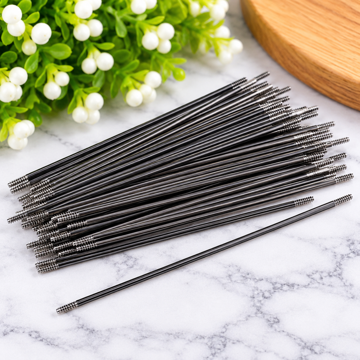 117mm Beadable Pen Extenders – 10 Count