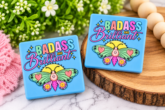 Badass & Brilliant Butterfly – Silicone Focal Bead | Sold Individually