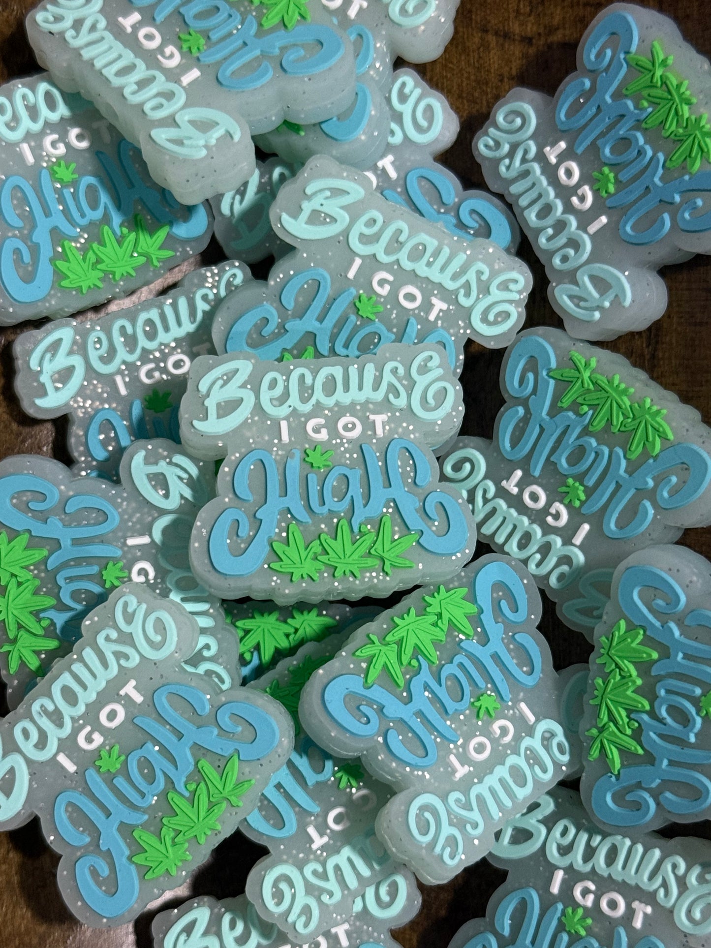 Because I Got High Silicone Focal Bead