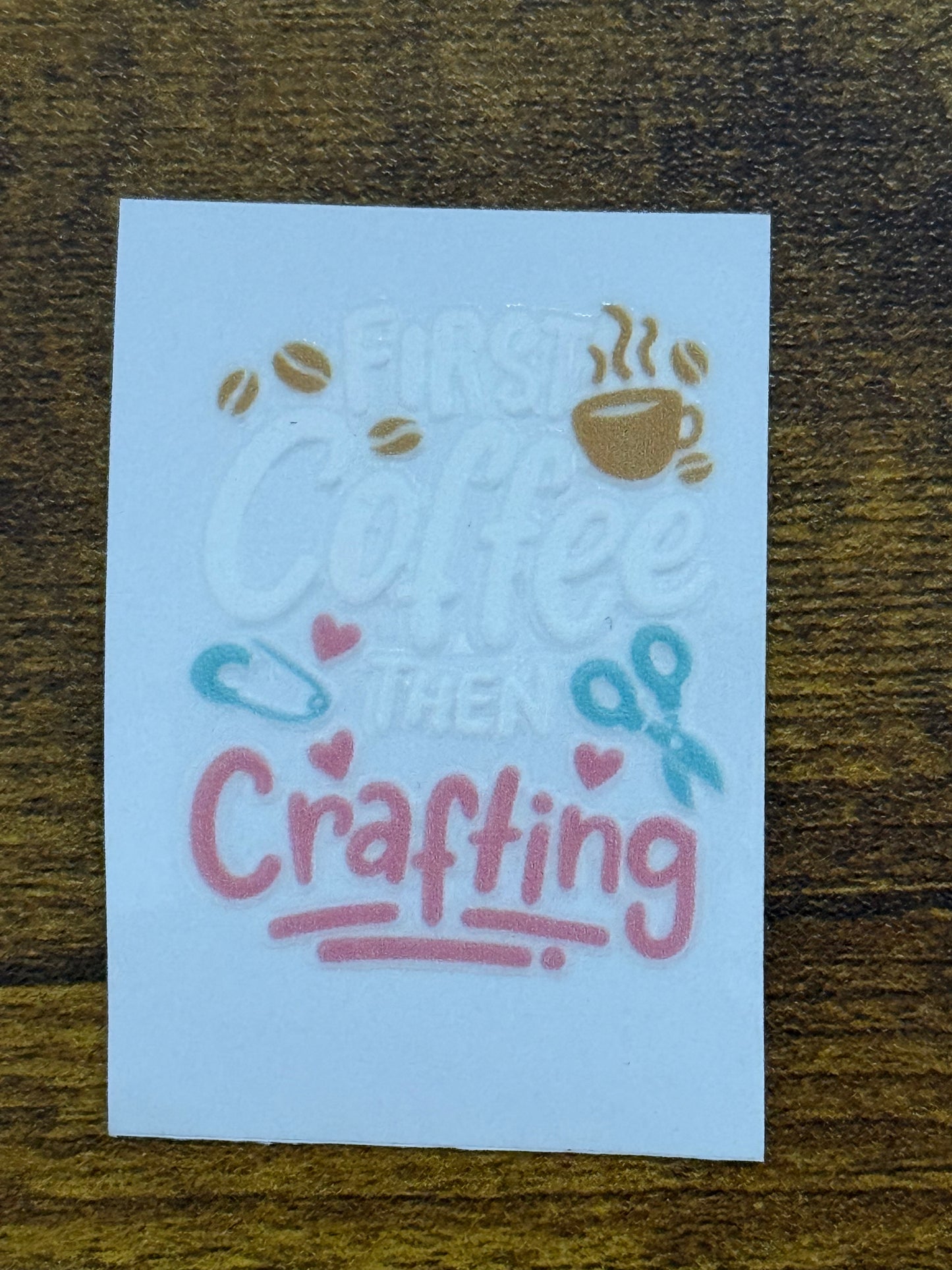 Crafting Obsessed – 2x2 UV DTF Decal