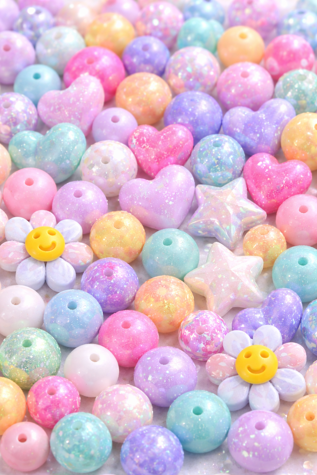 Shimmer & Create Happiness | Opal Silicone Beads