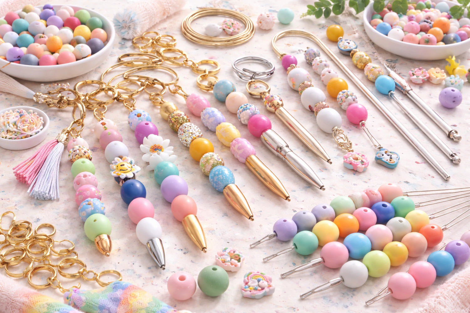 Create Happiness | Beadable Keychains, Pens, Bookmarks & DIY Accessories