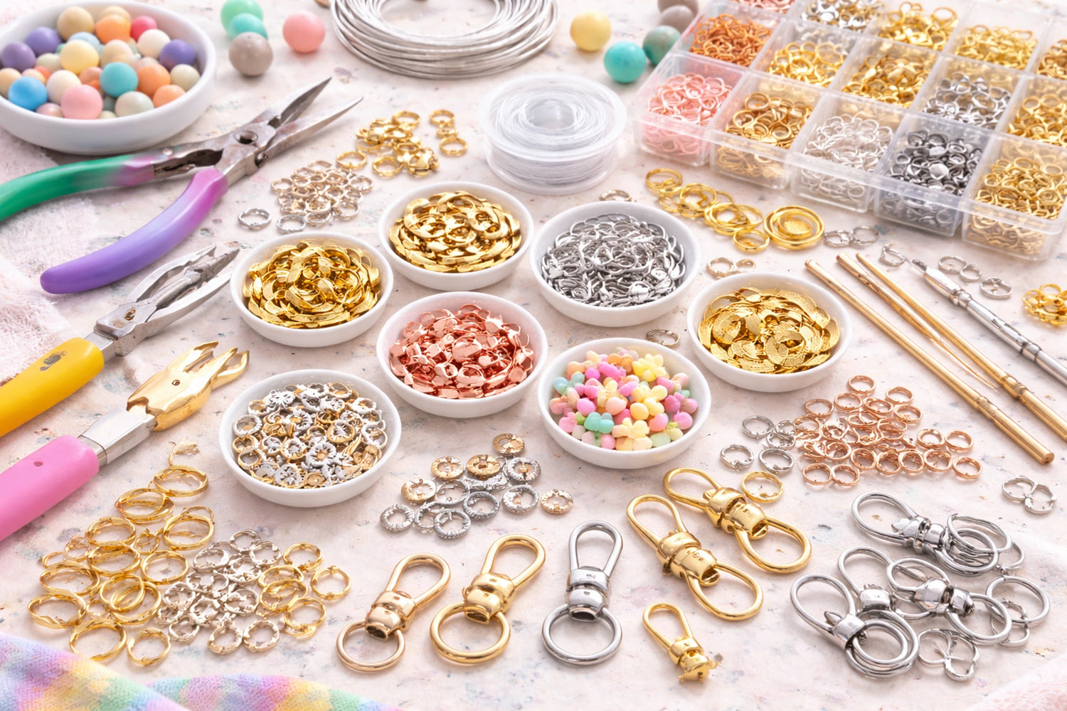 Happiness Starts with Hardware | Jewelry & Keychain Supplies