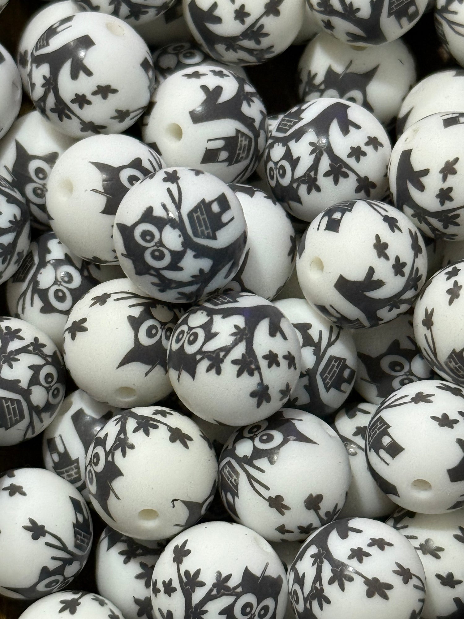 Printed Silicone Beads