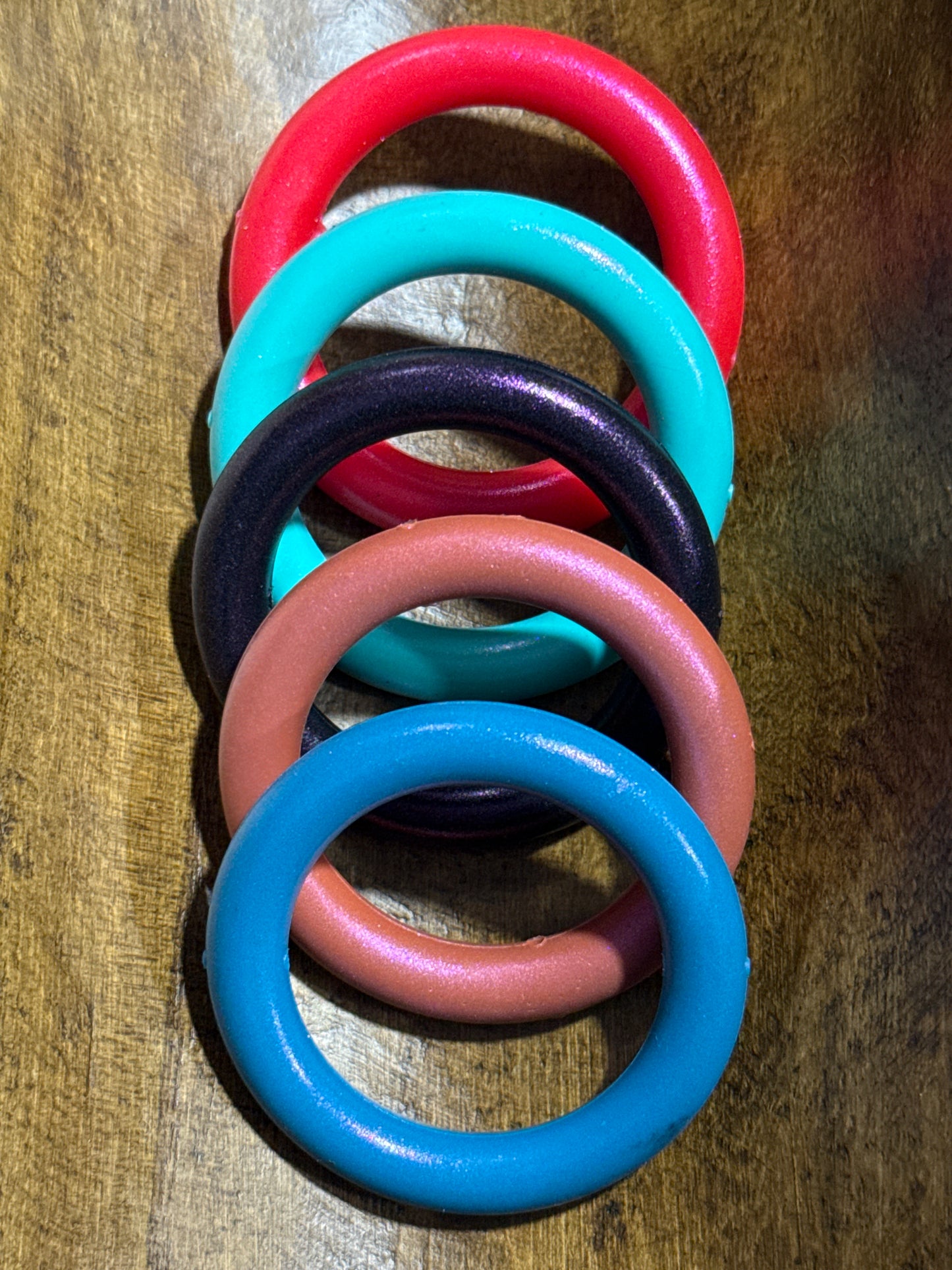 Opal 65mm Silicone Ring Bead With Multiple Color Options