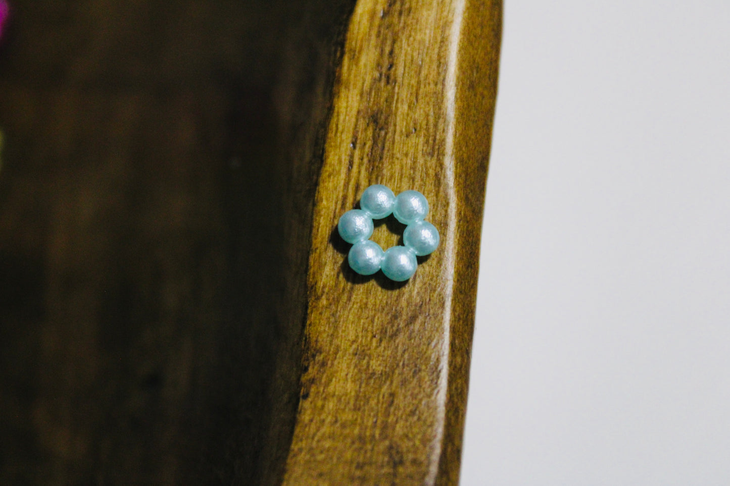 8mm Bubble Mini Mixed Color 50 Count Spacer Bead