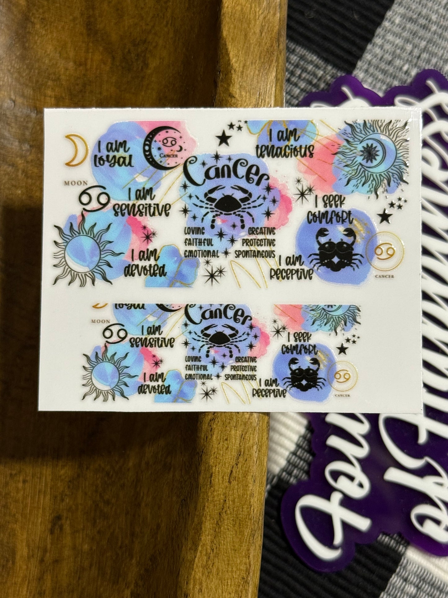 Mini Keychain Tumbler UVDTF Transfer