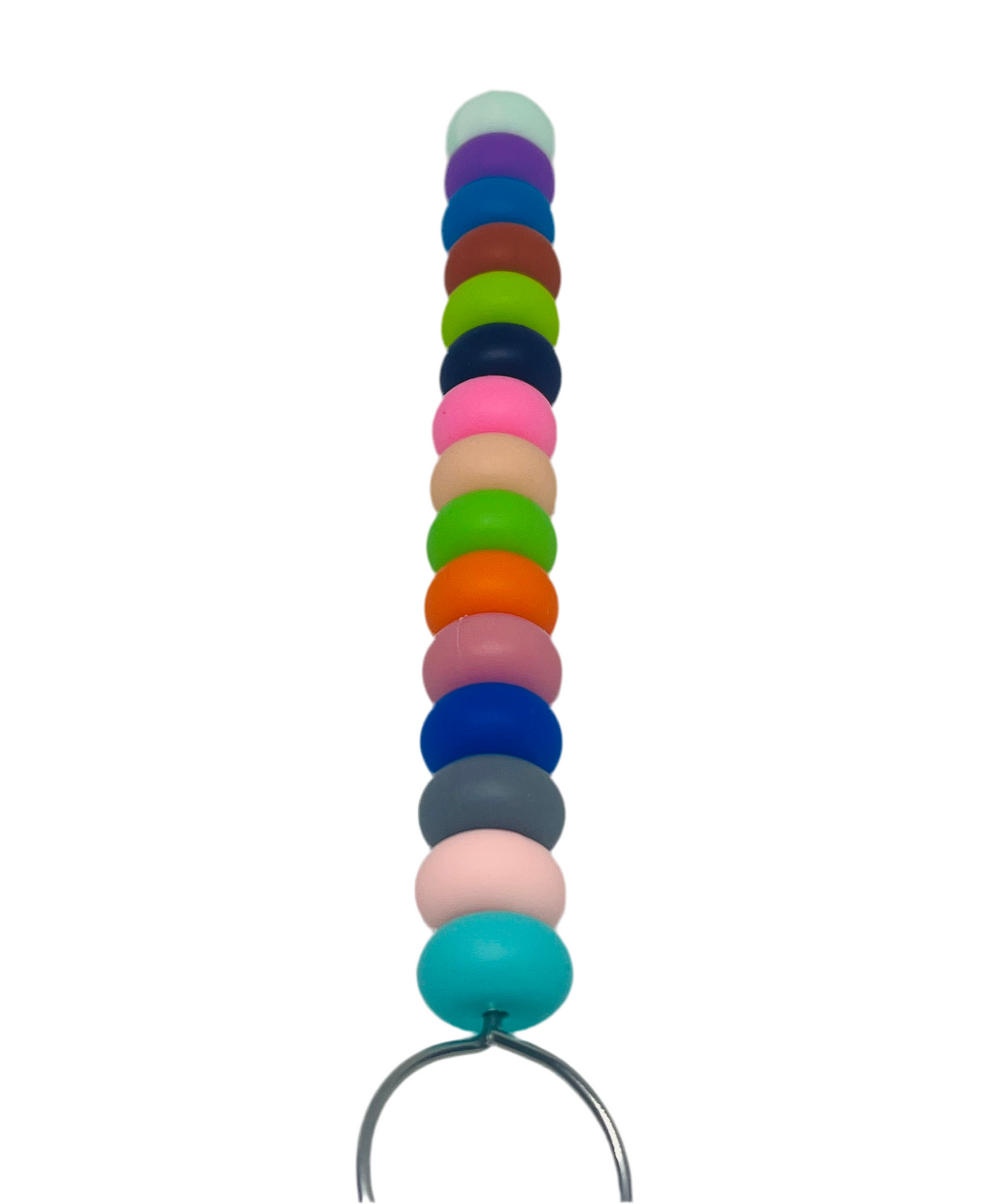 14mm Silicone Abacus (Biscuit) Spacer Bead Multiple Color 25 Count Bead Bag