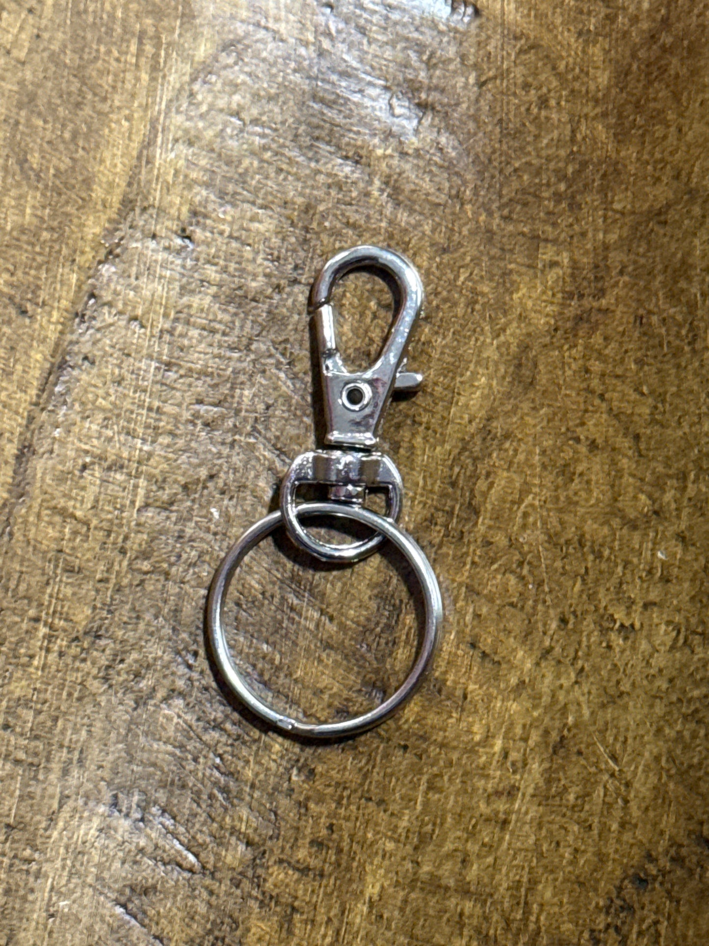 Metal Mini Keychain With Clasp / Wristlet Making / Crafting / Beading