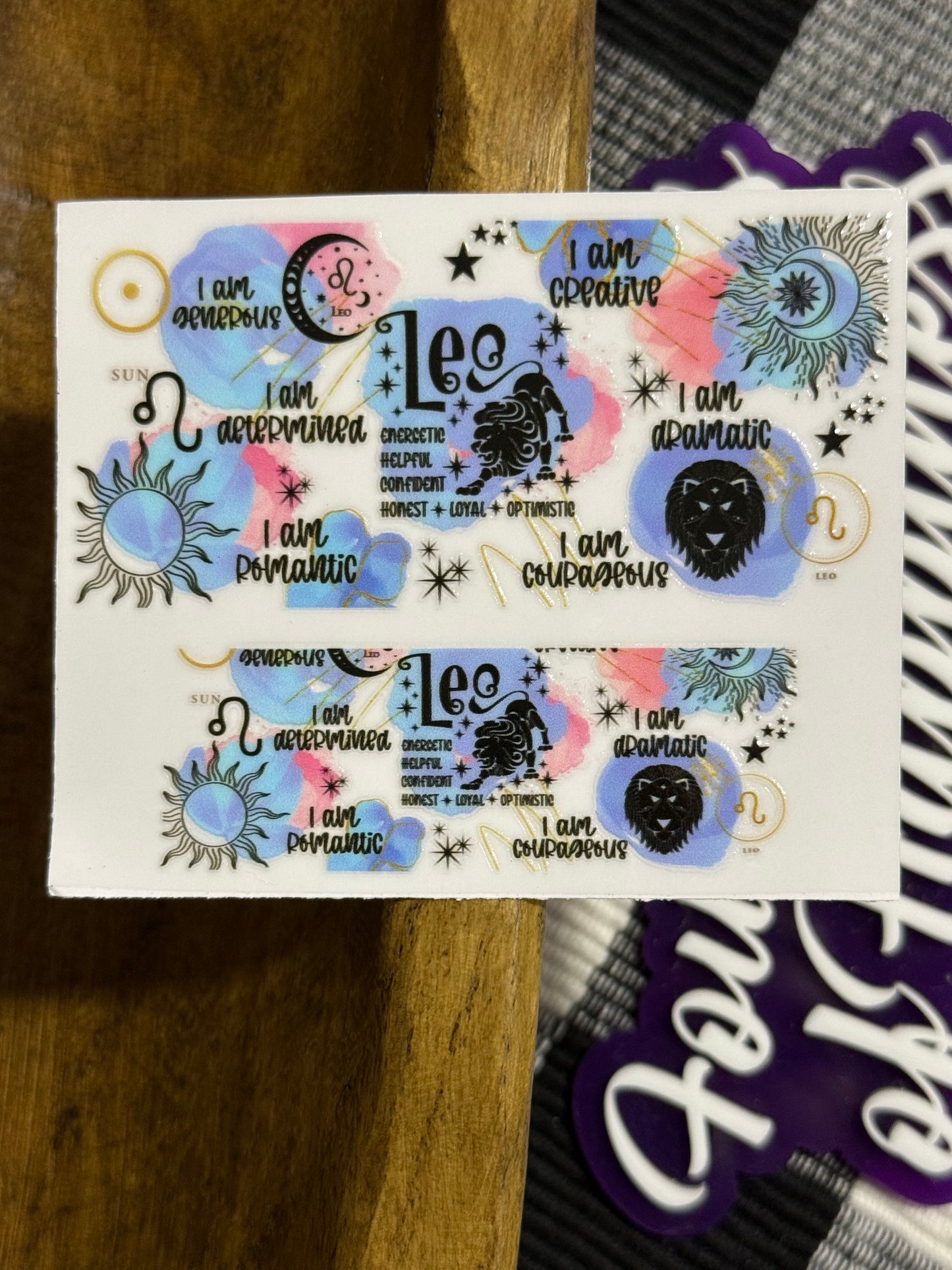 Mini Keychain Tumbler UVDTF Transfer