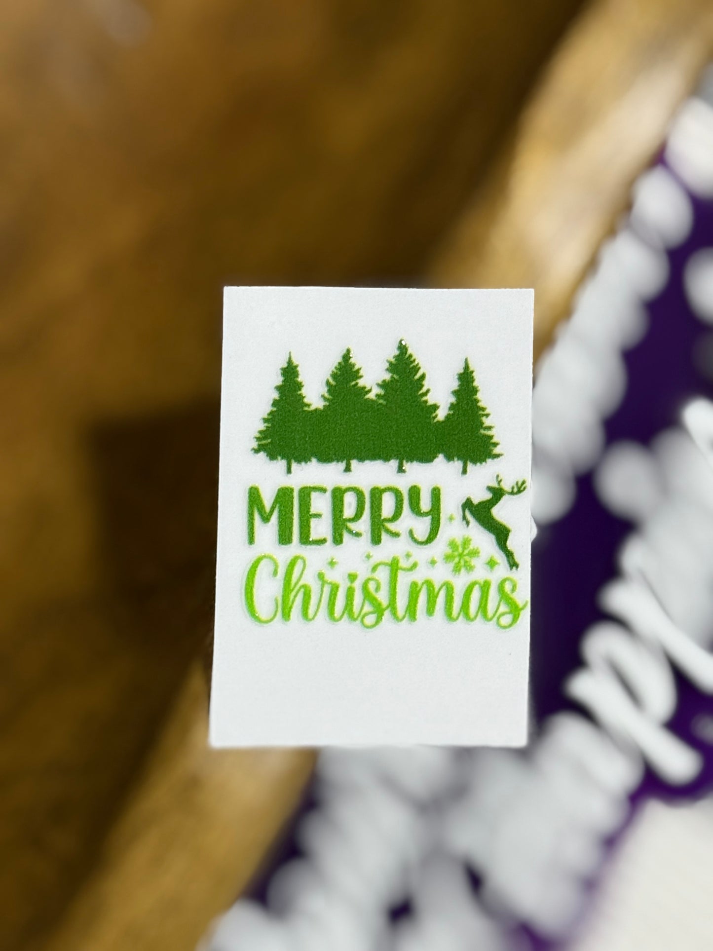 Christmas Mini UV DTF Transfers