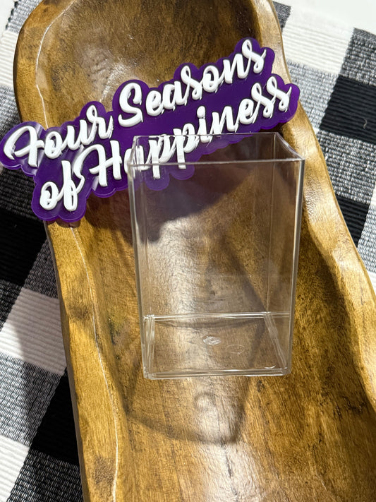 Clear Acrylic Storage Container Pens Markers Make-up Brushes