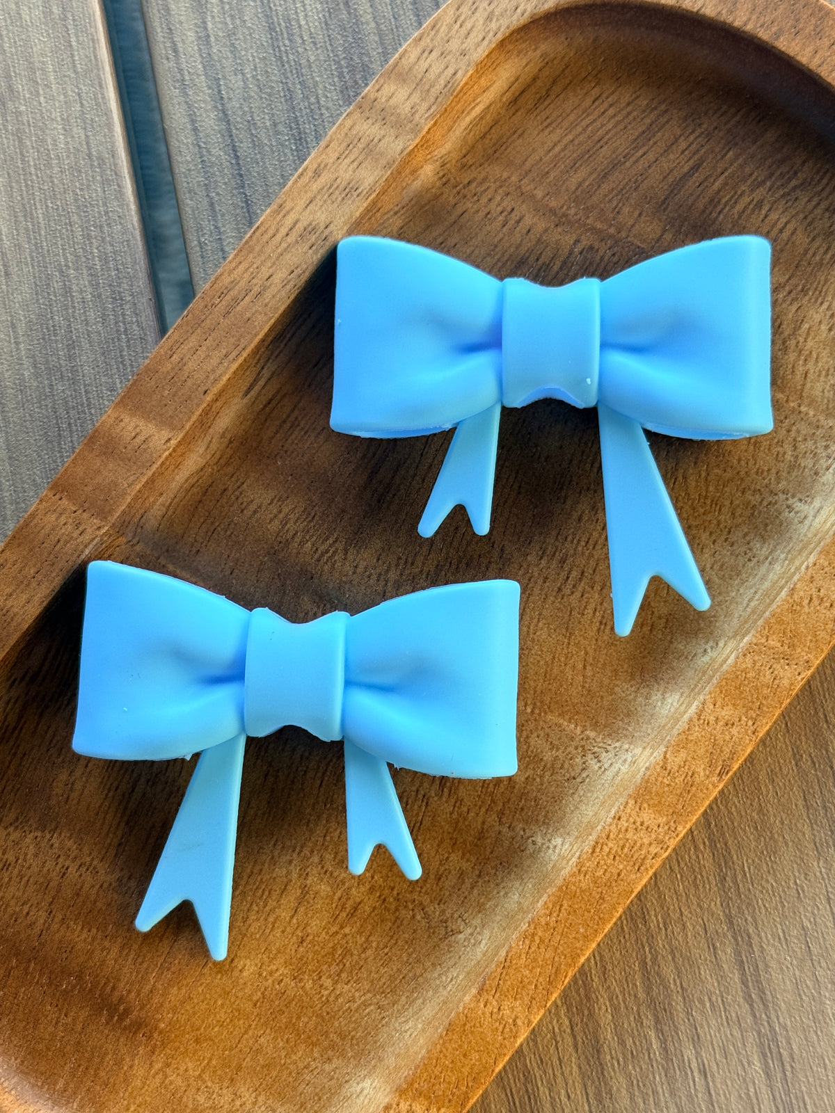 Sky Whisper Large Silicone Bow Focal Bead | FSOH