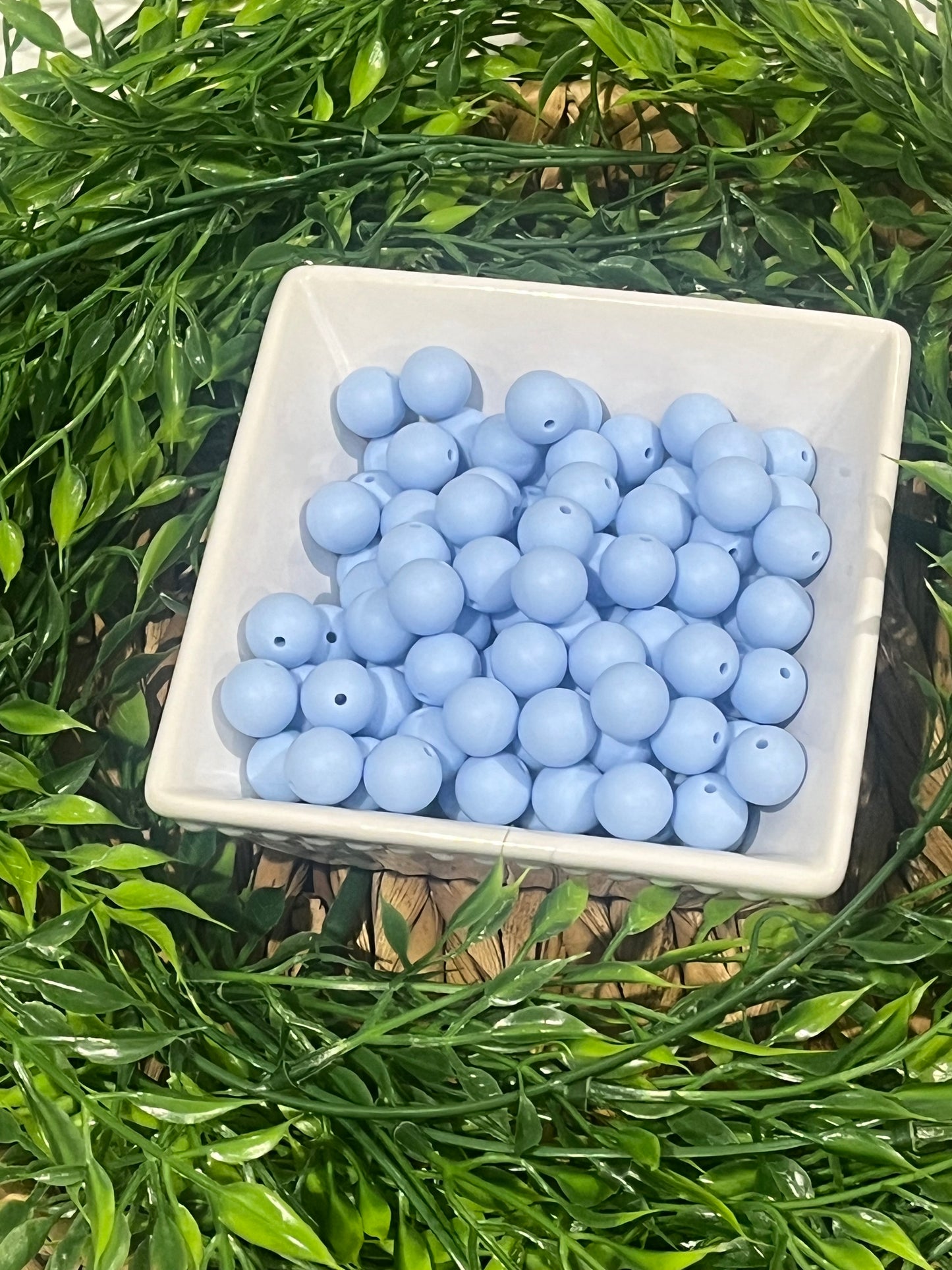 40 Count 12mm Silicone Bead Bag /Multicolor/Pen Beading/Crafting