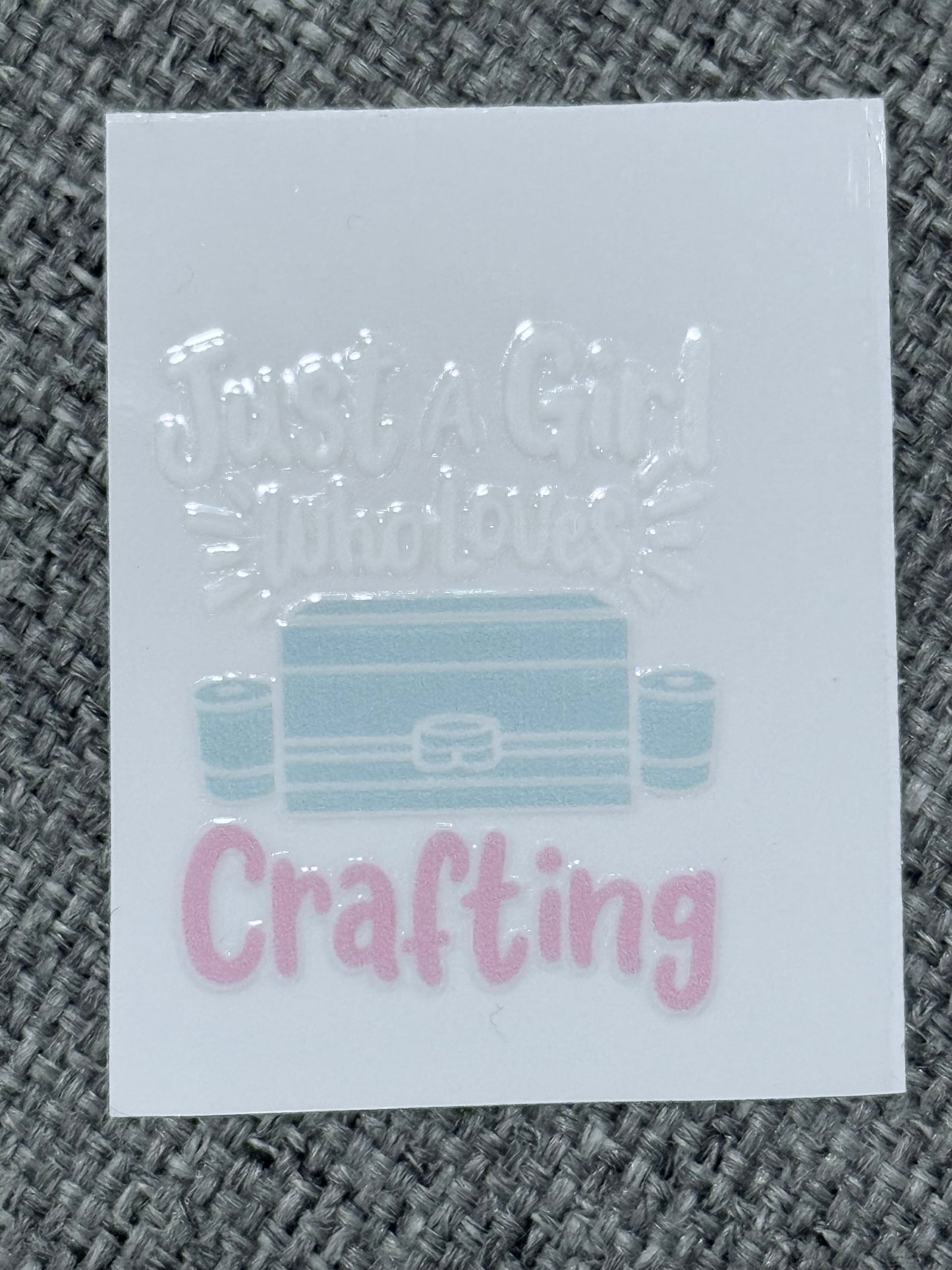 Crafting Obsessed – 2x2 UV DTF Decal
