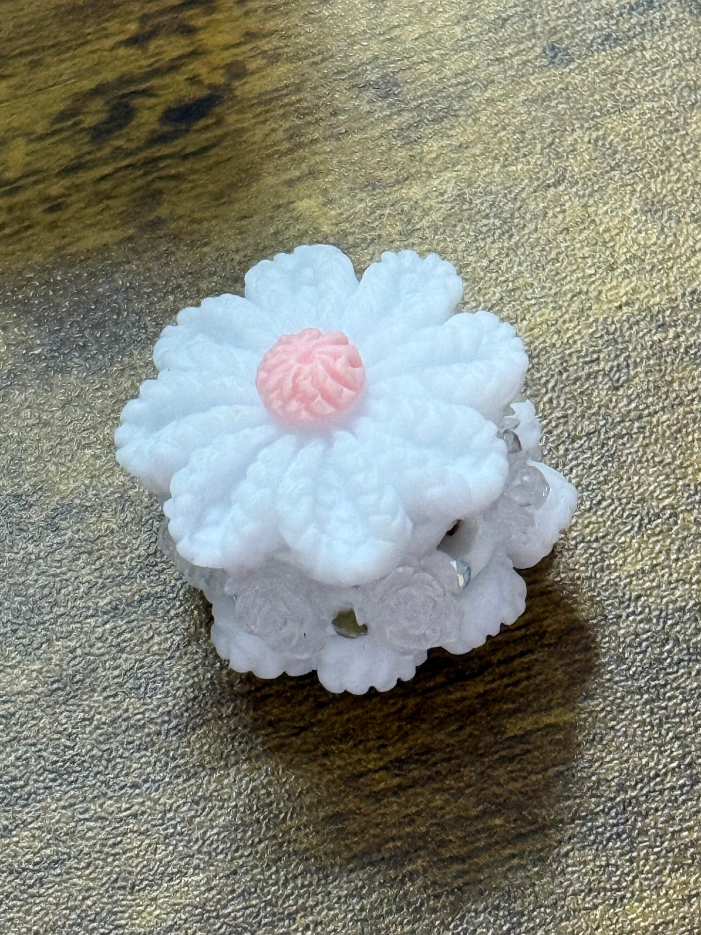 Polymer Clay Flower Resin Beads – Handmade Floral Focal Beads – Colorful 3D Craft Beads (Sold Individually)