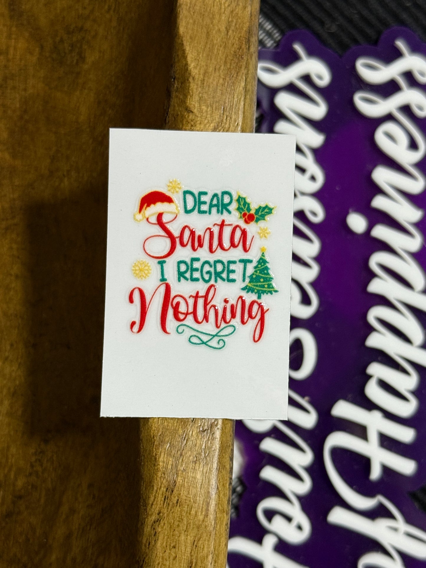 Christmas Mini UV DTF Transfers