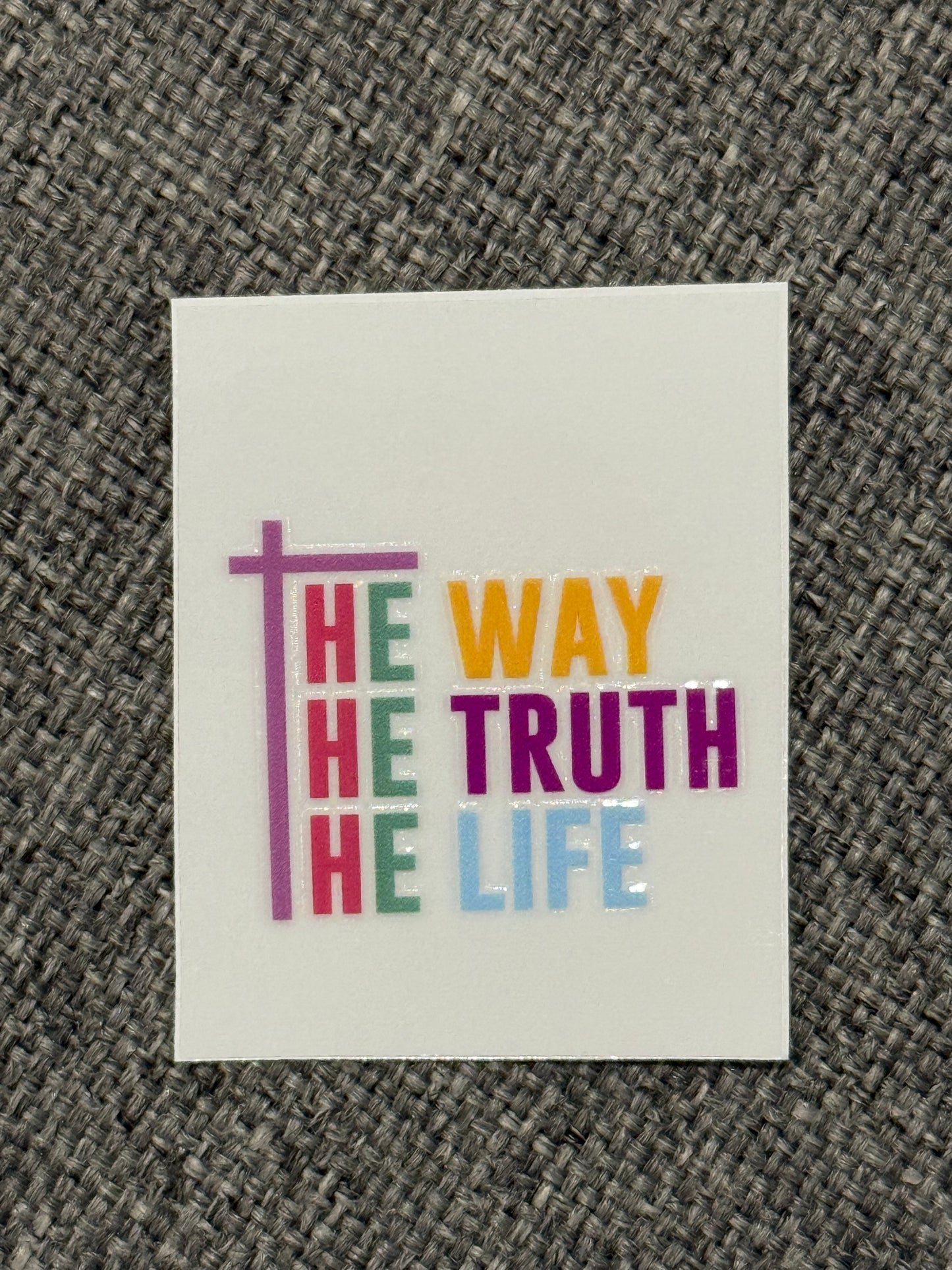 2x2 UV DTF Decal – Christian / Faith / Inspirational Cup Sticker