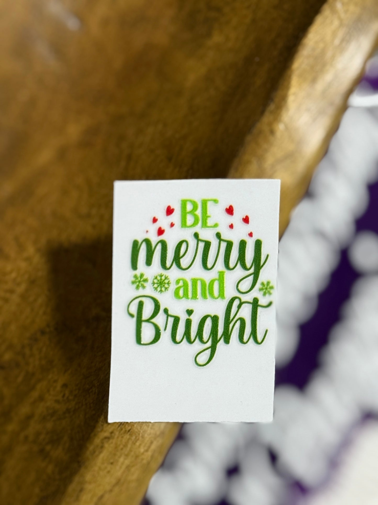 Christmas Mini UV DTF Transfers