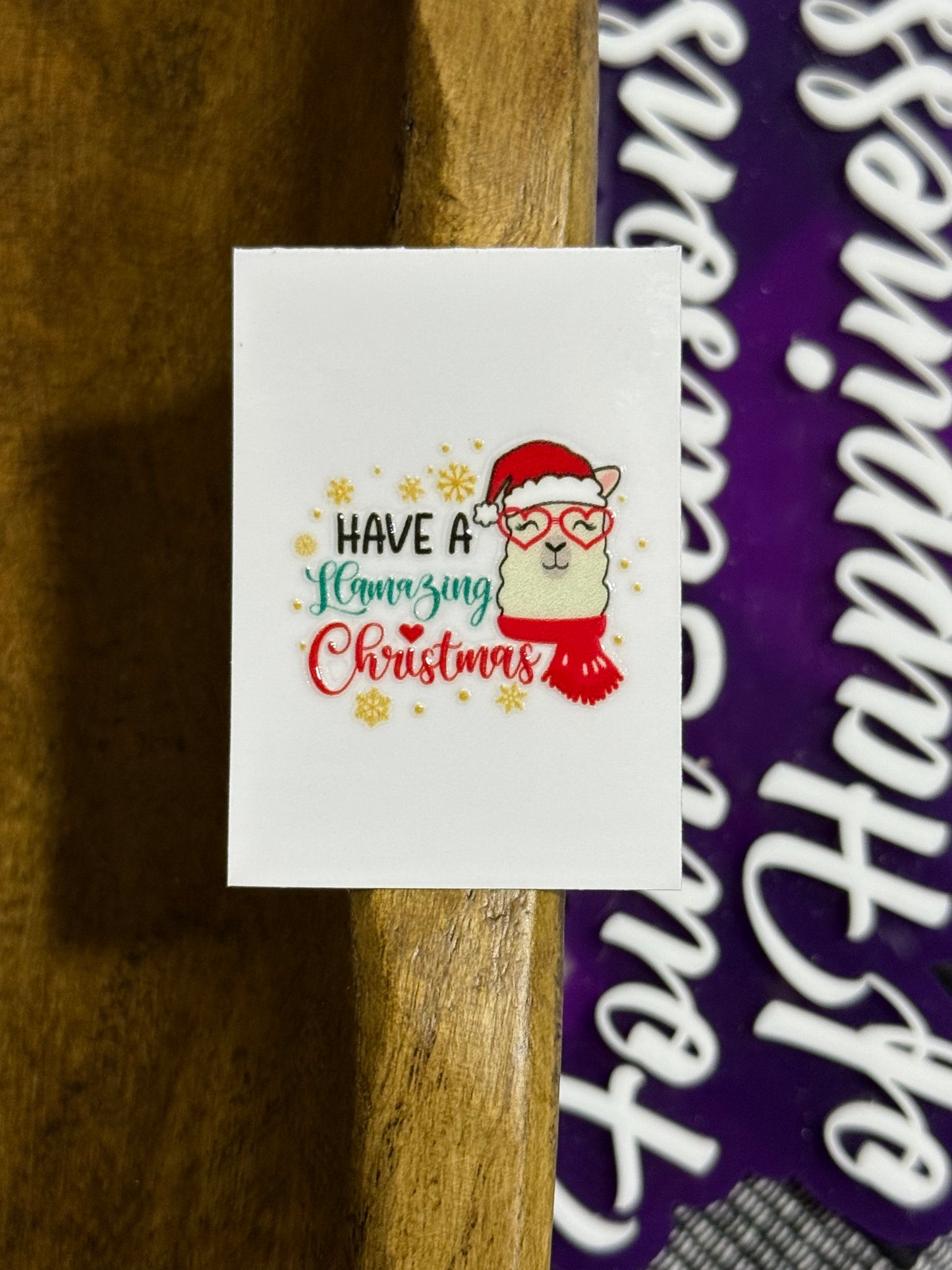 Christmas Mini UV DTF Transfers