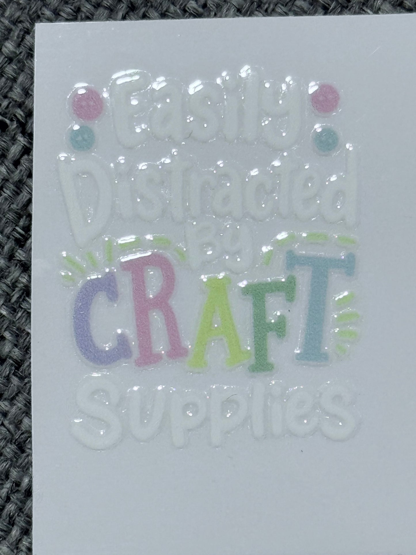 Crafting Obsessed – 2x2 UV DTF Decal