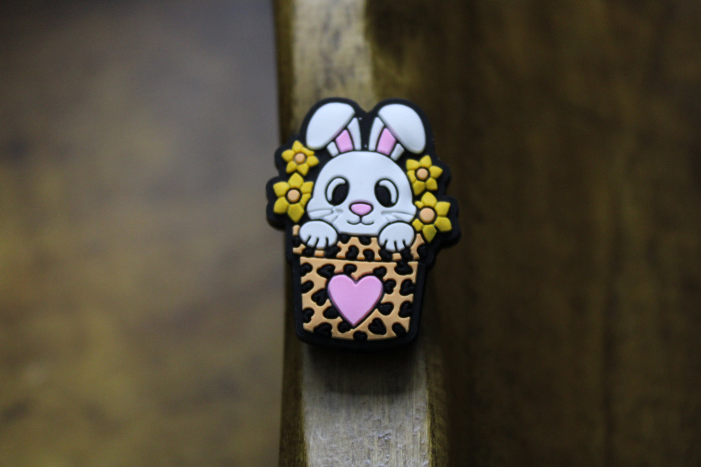 Bunny Silicone Focal Bead Easter Bead