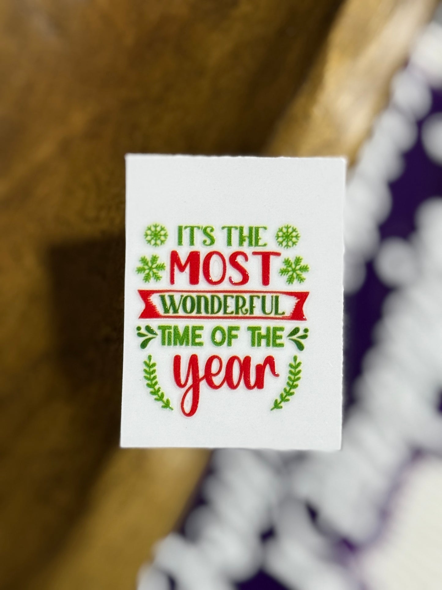 Christmas Mini UV DTF Transfers