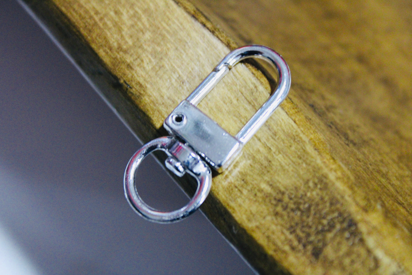 Swivel Silver Clasp Phone Charm Making 8 Count Bag