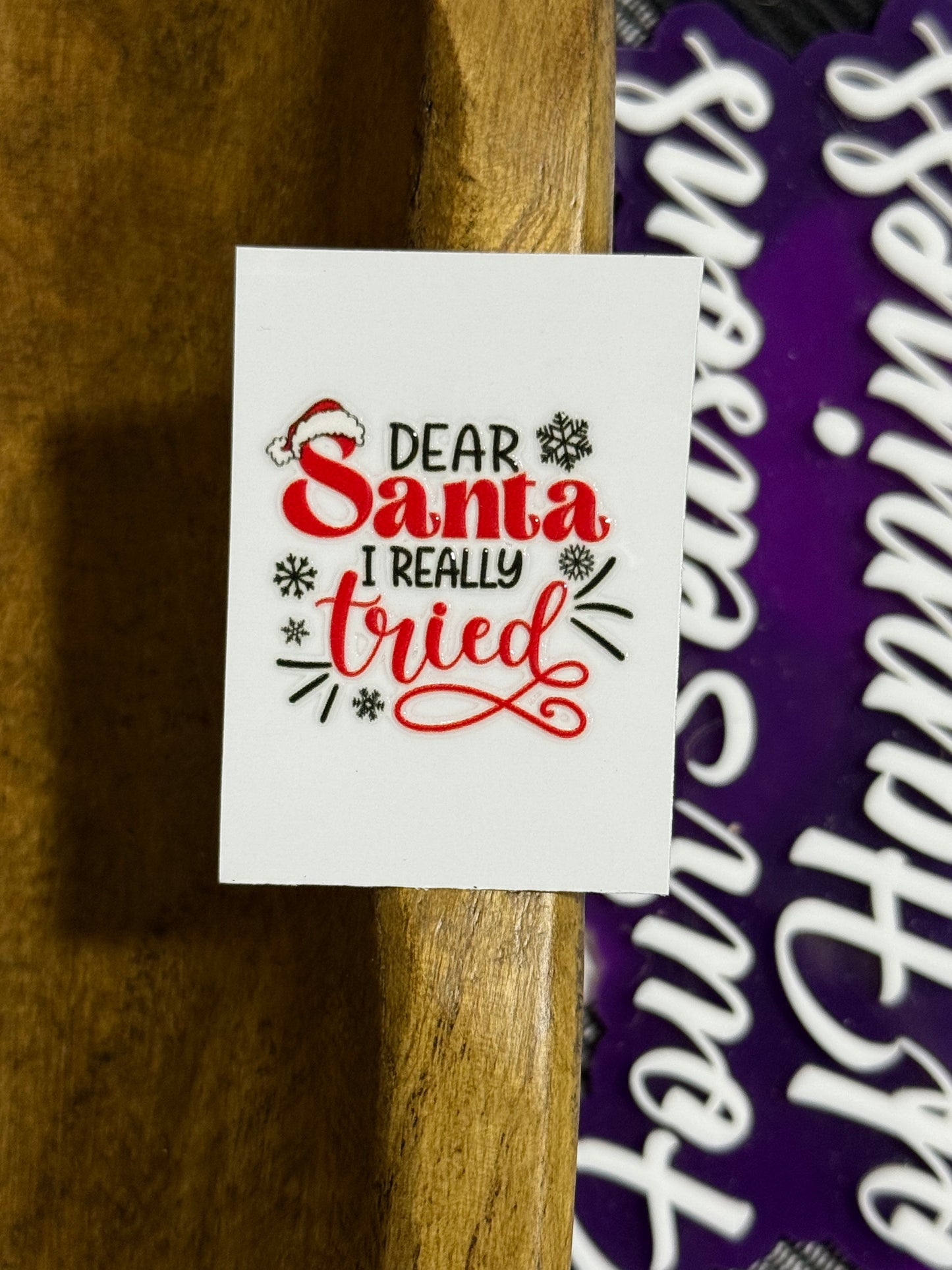 Christmas Mini UV DTF Transfers