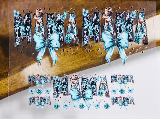 Mini Keychain Tumbler UVDTF Transfer