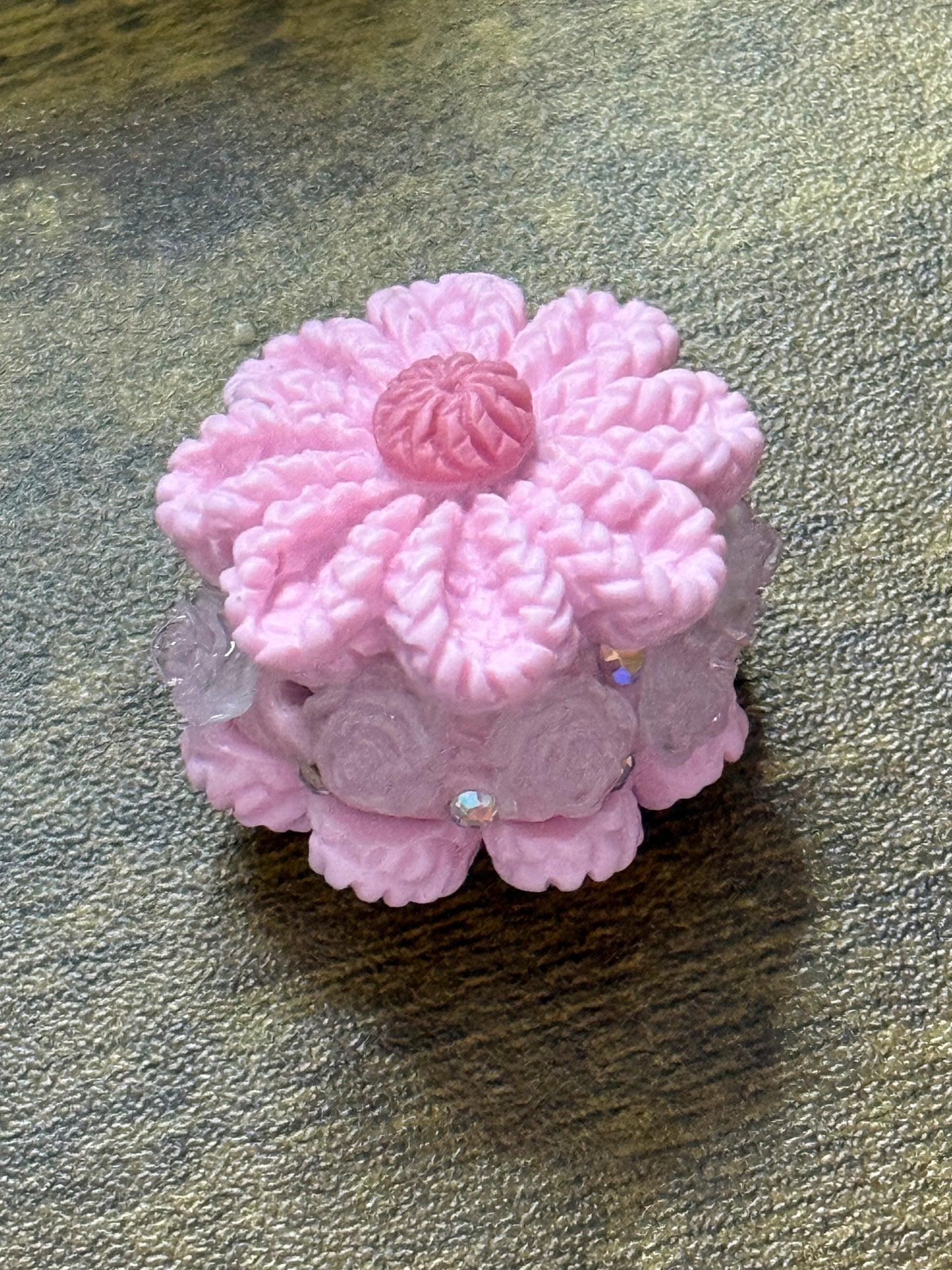 Polymer Clay Flower Resin Beads – Handmade Floral Focal Beads – Colorful 3D Craft Beads (Sold Individually)