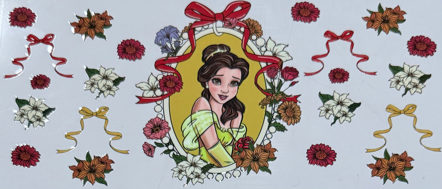 #28 Red Ribbon 16oz UV DTF Decal Wrap