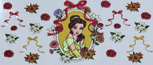 #28 Red Ribbon 16oz UV DTF Decal Wrap