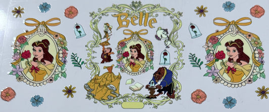 #27 Yellow Dress 16oz UV DTF Decal Wrap