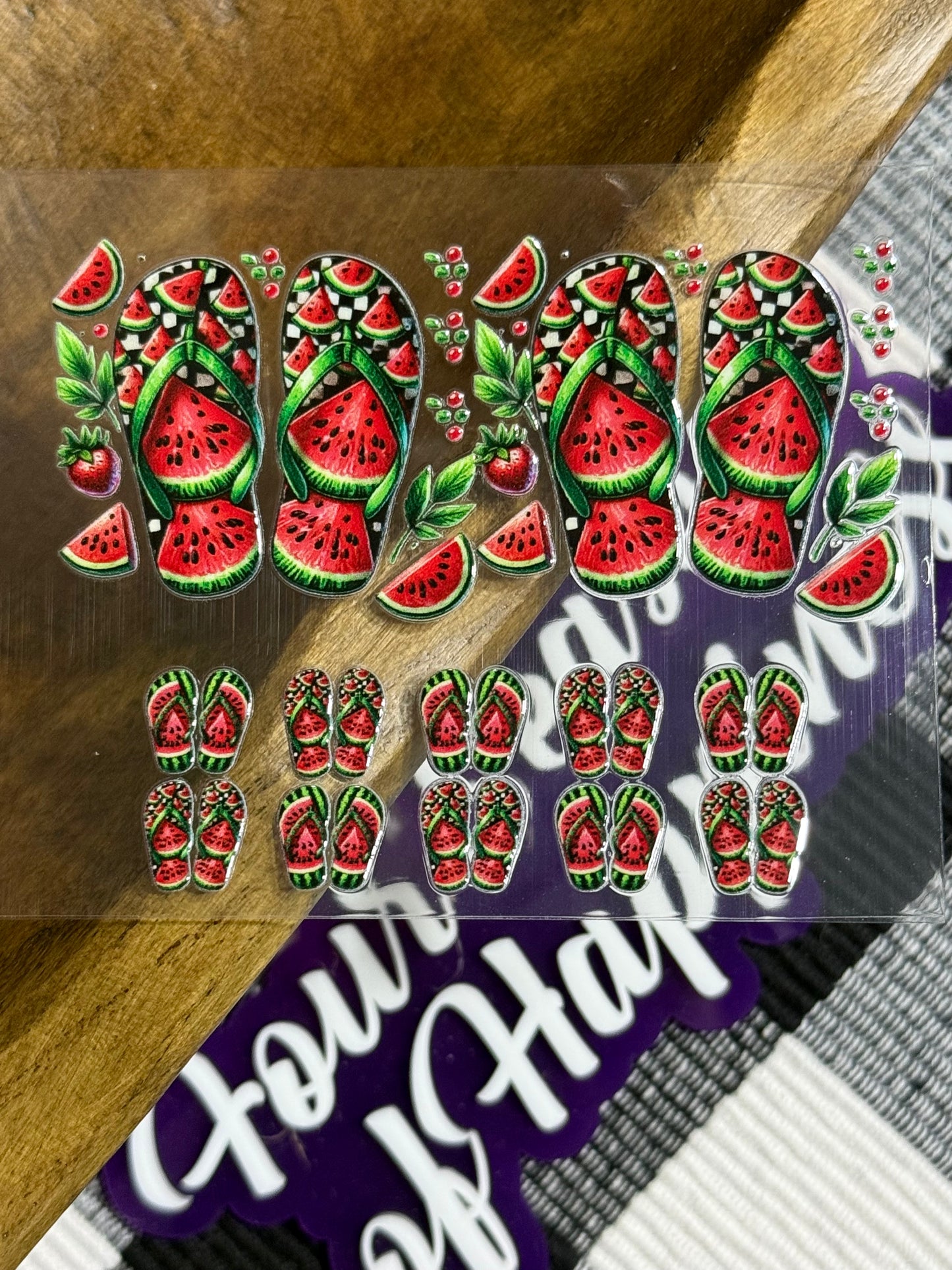 Mini Keychain Tumbler UVDTF Transfer