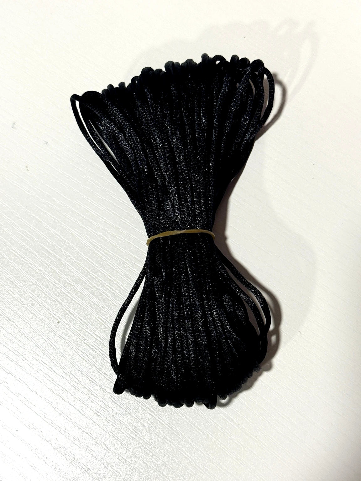 Creative Flow Happiness 2mm Nylon Cord – Durable Beading String (Black & White Options