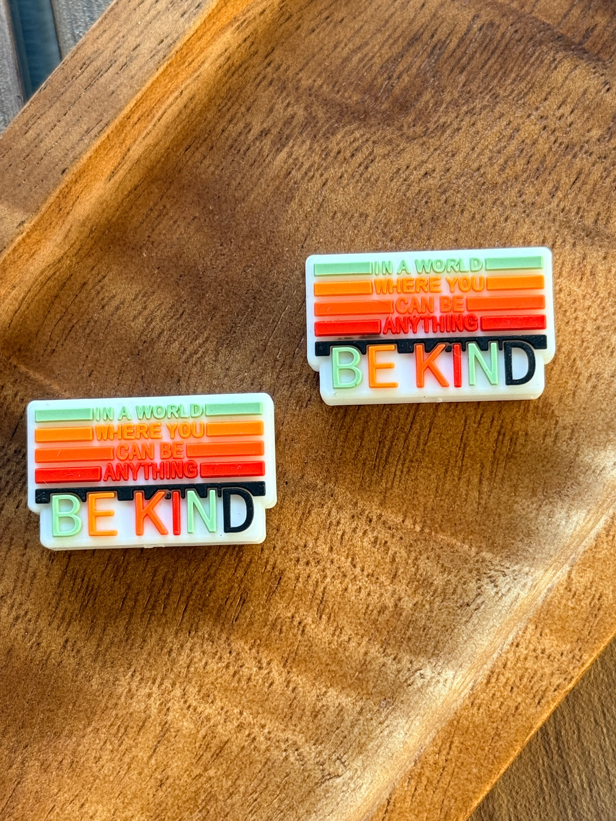 Choose Kind “Be Kind” Inspirational Silicone Focal Bead | FSOH