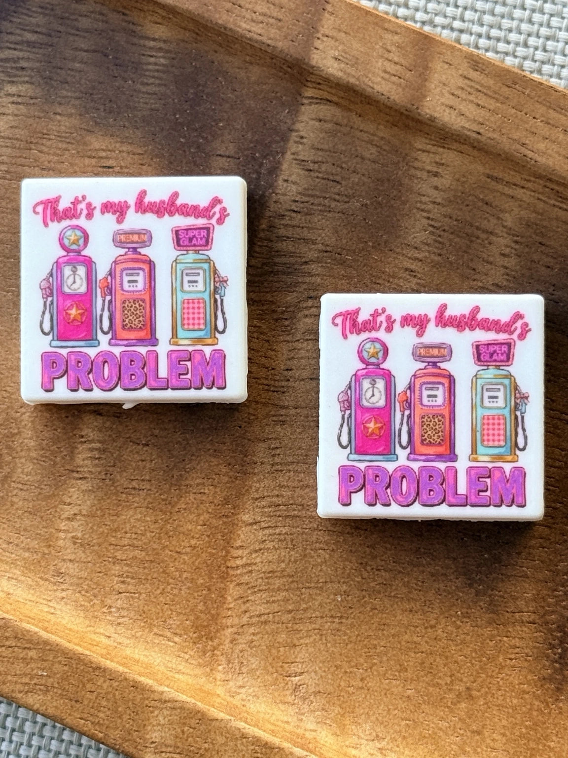 That’s My Husband’s Problem Gas Pump Silicone Focal Bead | FSOH