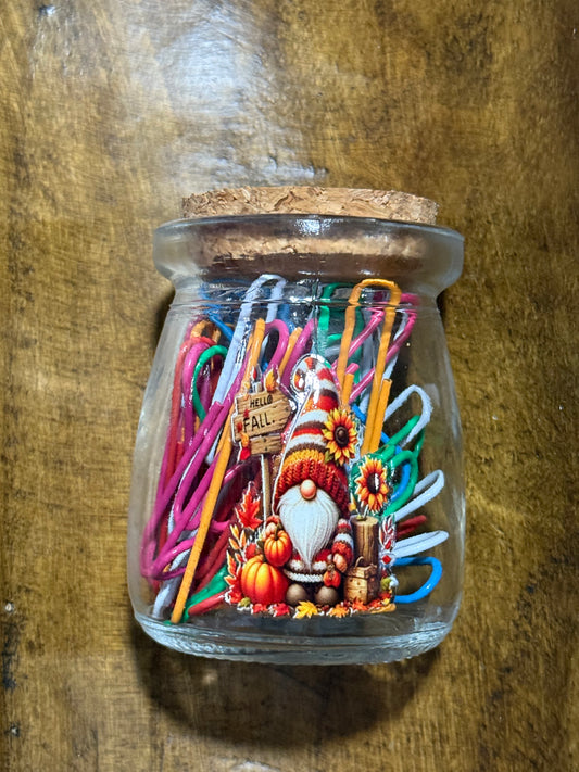 Glass 3.4oz Jar With Cork Lid Fillable Jar