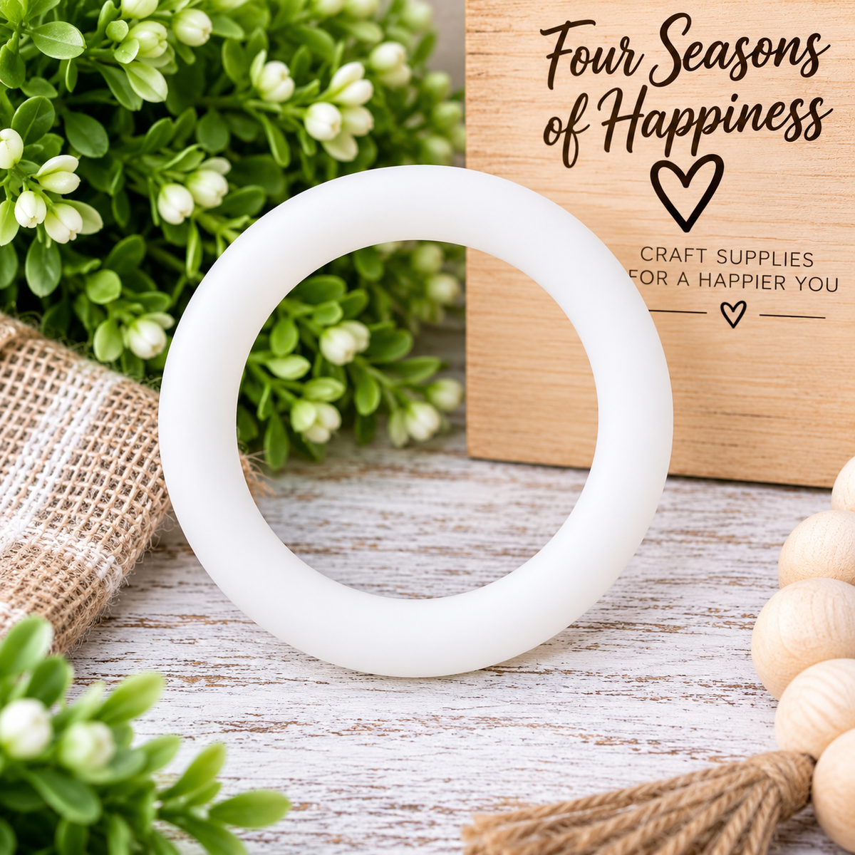 65mm Silicone Ring Bead – Multiple Colors – Sold Individually | FSOH