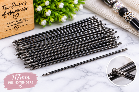 117mm Beadable Pen Extenders – 10 Count
