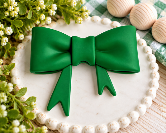 Lucky Clover – Large Silicone Bow Focal Bead