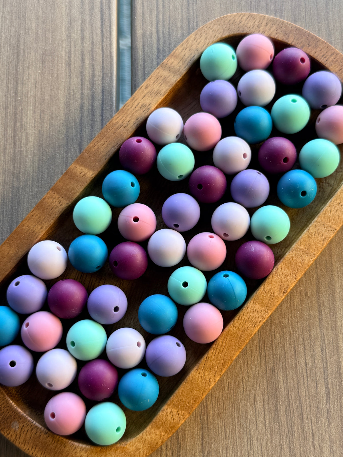 Daydreams & Happy Things – 15mm Matte Silicone Bead Mix