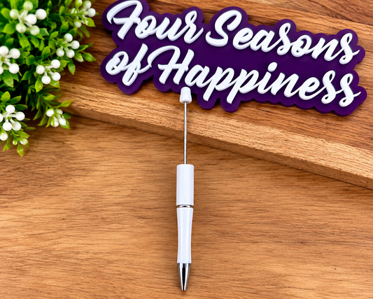 Black Ink Pens – Black & White Minimalist DIY Craft Pens | Four Seasons of Happiness