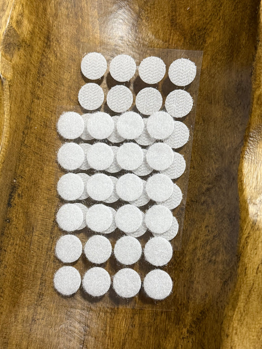 Small Round 0.59” Velcro 24 Count Adhesive Patches Craft Projects