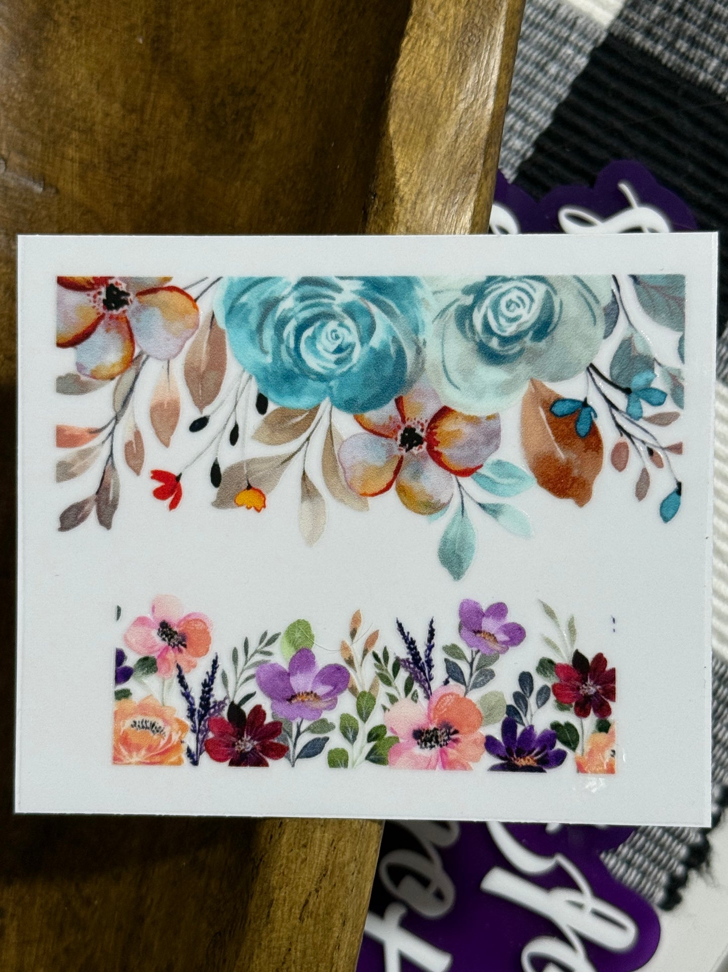 Mini Keychain Tumbler UVDTF Transfer